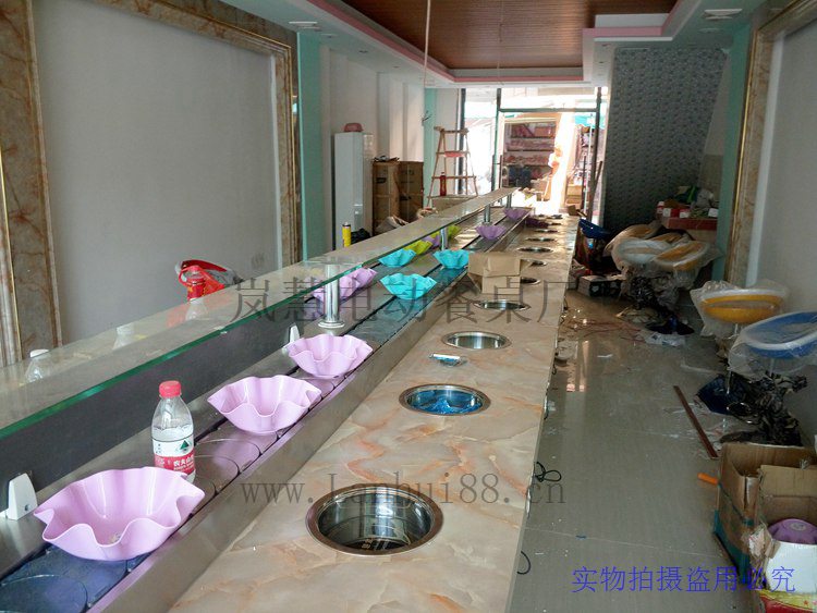 火锅传送带厂家价格 回转火锅传送带生产厂家