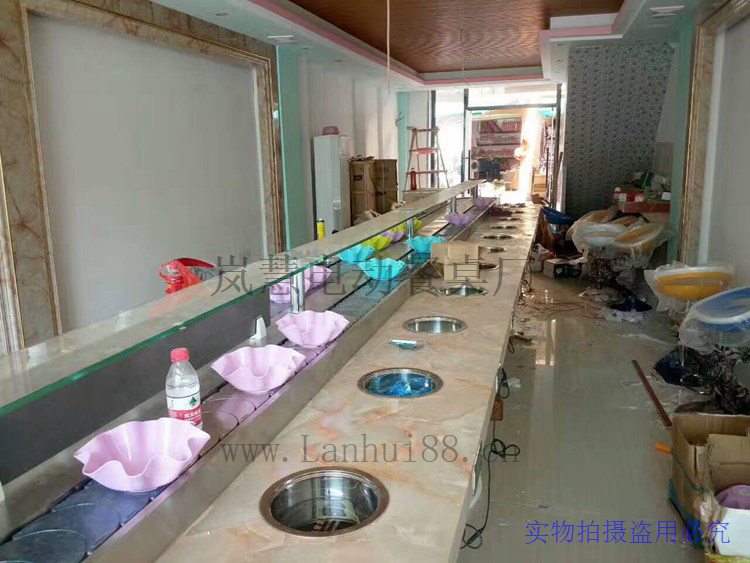 生产研发回转火锅传送带 回转火锅传送带生产厂家