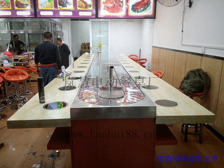 自助回转火锅设备样式 自动串串回转火锅设备
