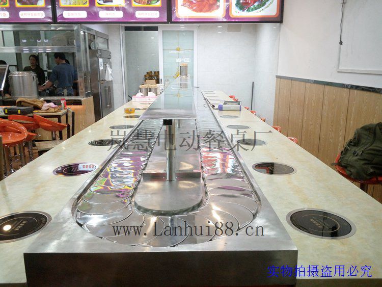自动回旋火锅设备订制 自动串串回转火锅设备