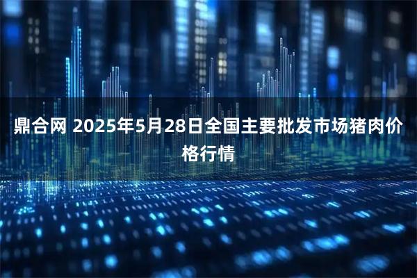 鼎合网 2025年5月28日全国主要批发市场猪肉价格行情