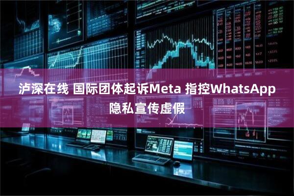 泸深在线 国际团体起诉Meta 指控WhatsApp隐私宣传虚假