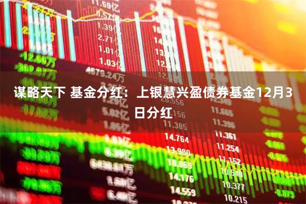 谋略天下 基金分红：上银慧兴盈债券基金12月3日分红