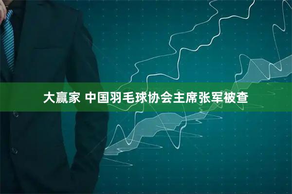 大赢家 中国羽毛球协会主席张军被查